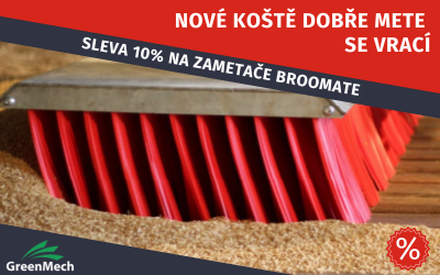 Letní sleva 10% na BROOMATE